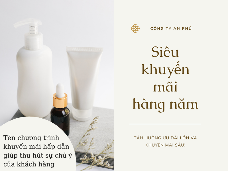 cách đặt tên chương trình khuyến mãi 6
